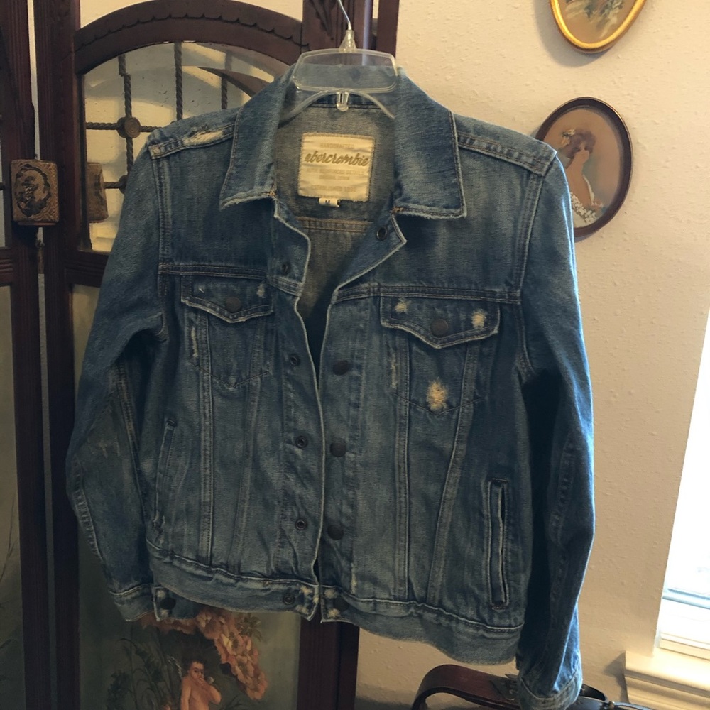 Distressed Denim Jacket
